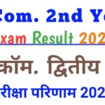 BCom 2nd Year Exam Result 2022 { bcom 2nd ईयर एग्जाम रिजल्ट यहां देखे } B.Com. 2nd Year Exam Result 2022