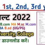 BA Result 2022 | Check Online - 1st 2nd 3rd Year {Semester & Part 1, 2, 3} Published