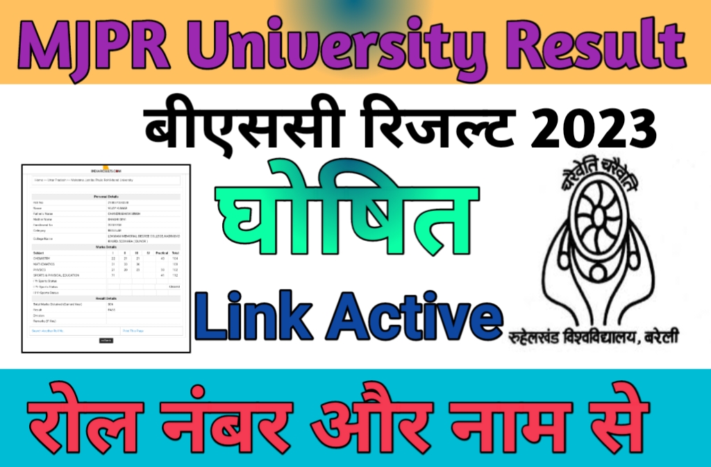 राजस्थान यूनिवर्सिटी बीएससी सेकंड ईयर रिजल्ट 2023:- रिजल्ट हो चुका है ...