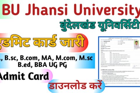 Bu Jhansi Admit Card 2023