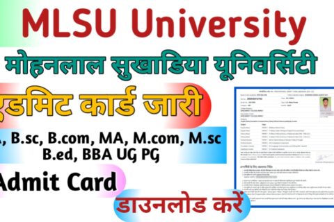 MLSU Admit Card