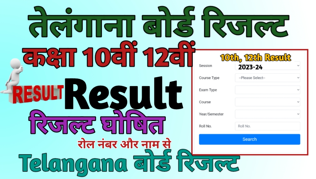 Telangana Board Result 2024